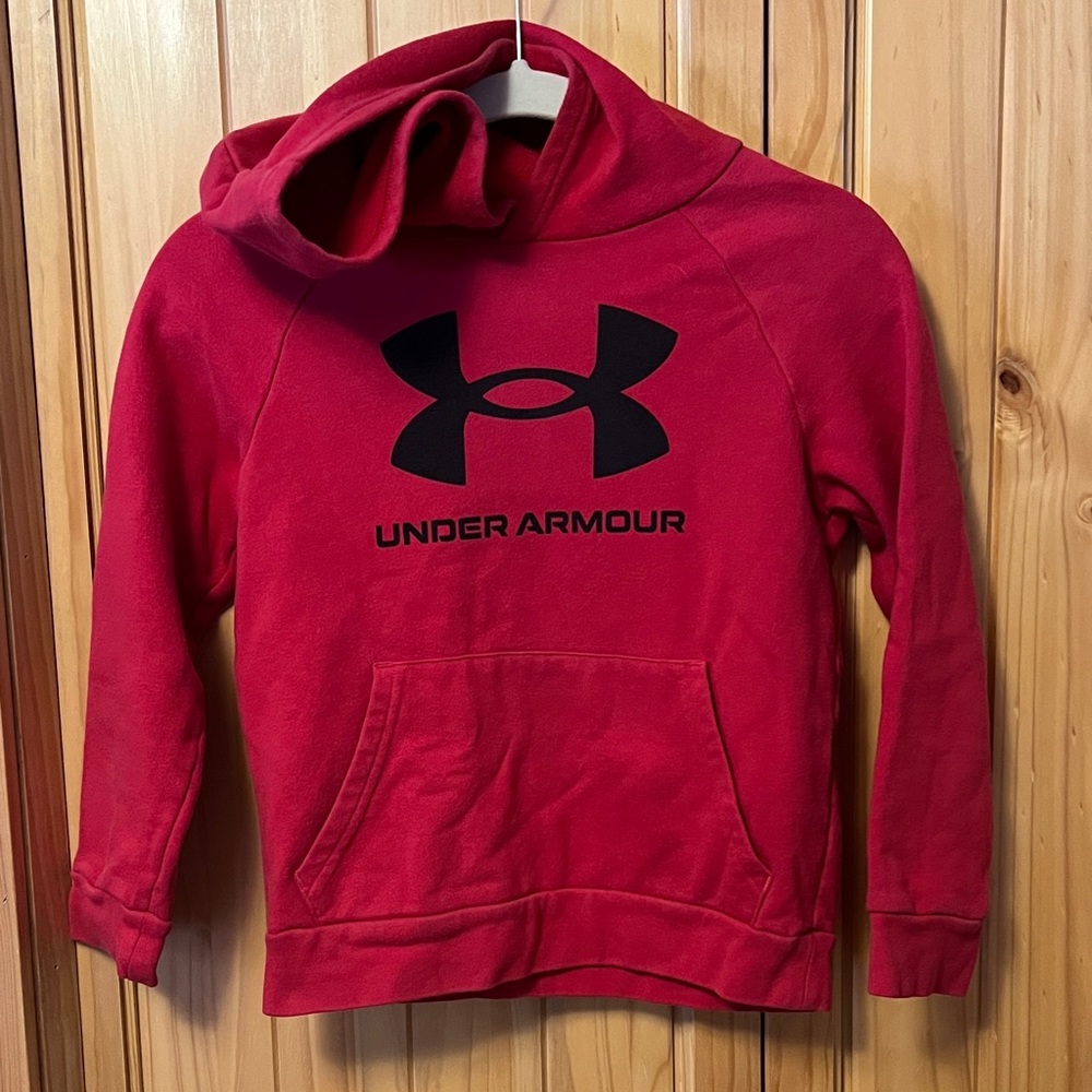 Under Armour Kids Bold Red Hoodie